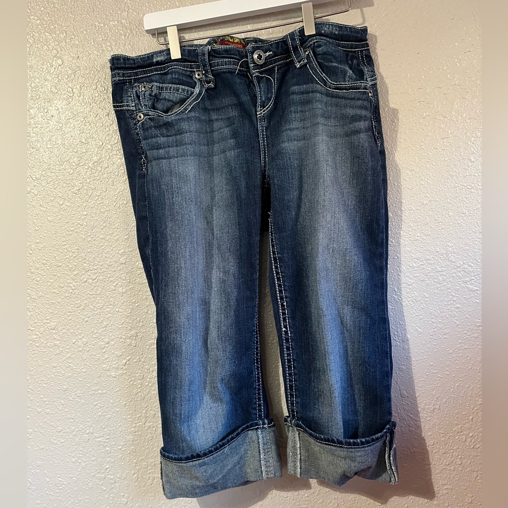 Denim capris